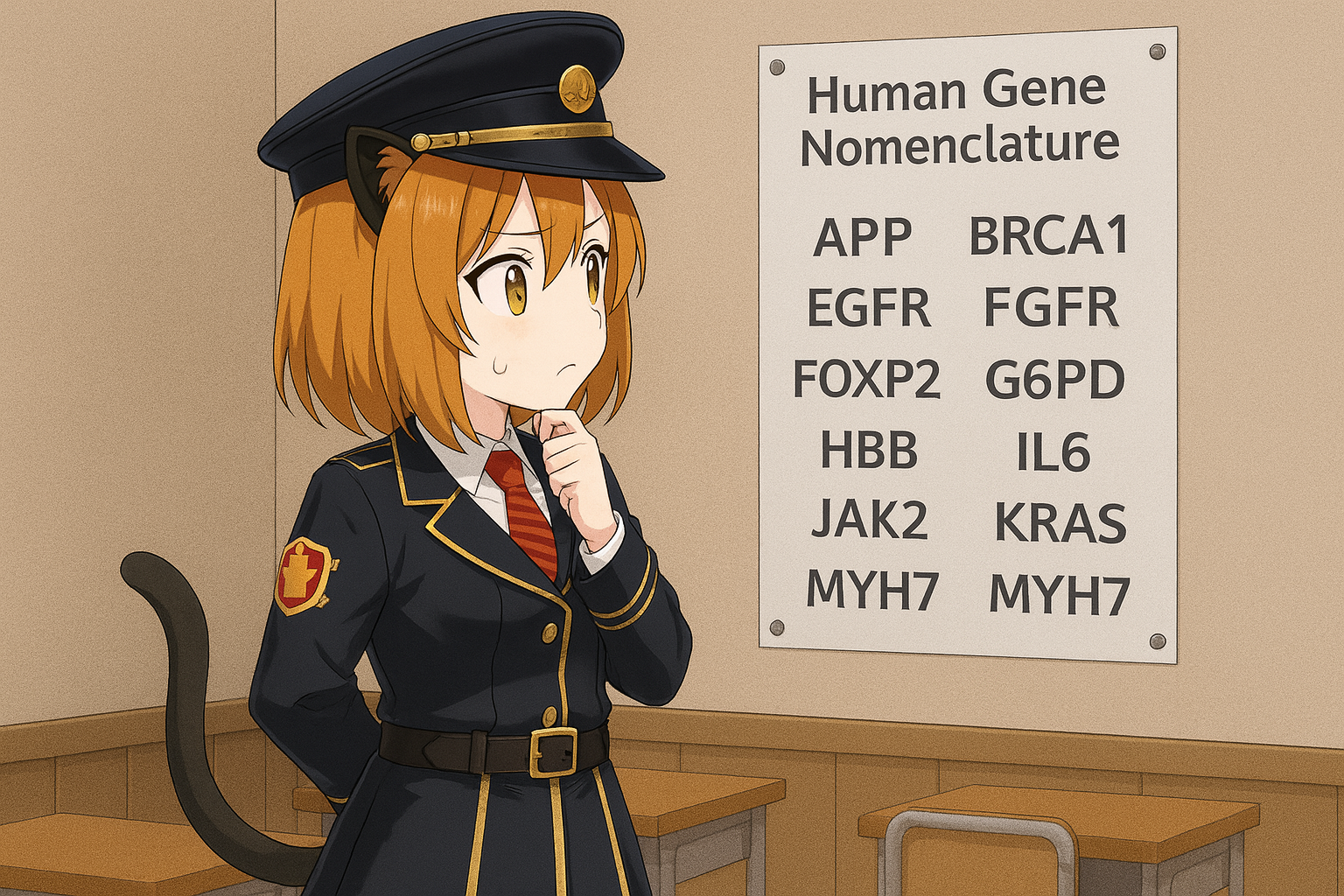 ヒト遺伝子名